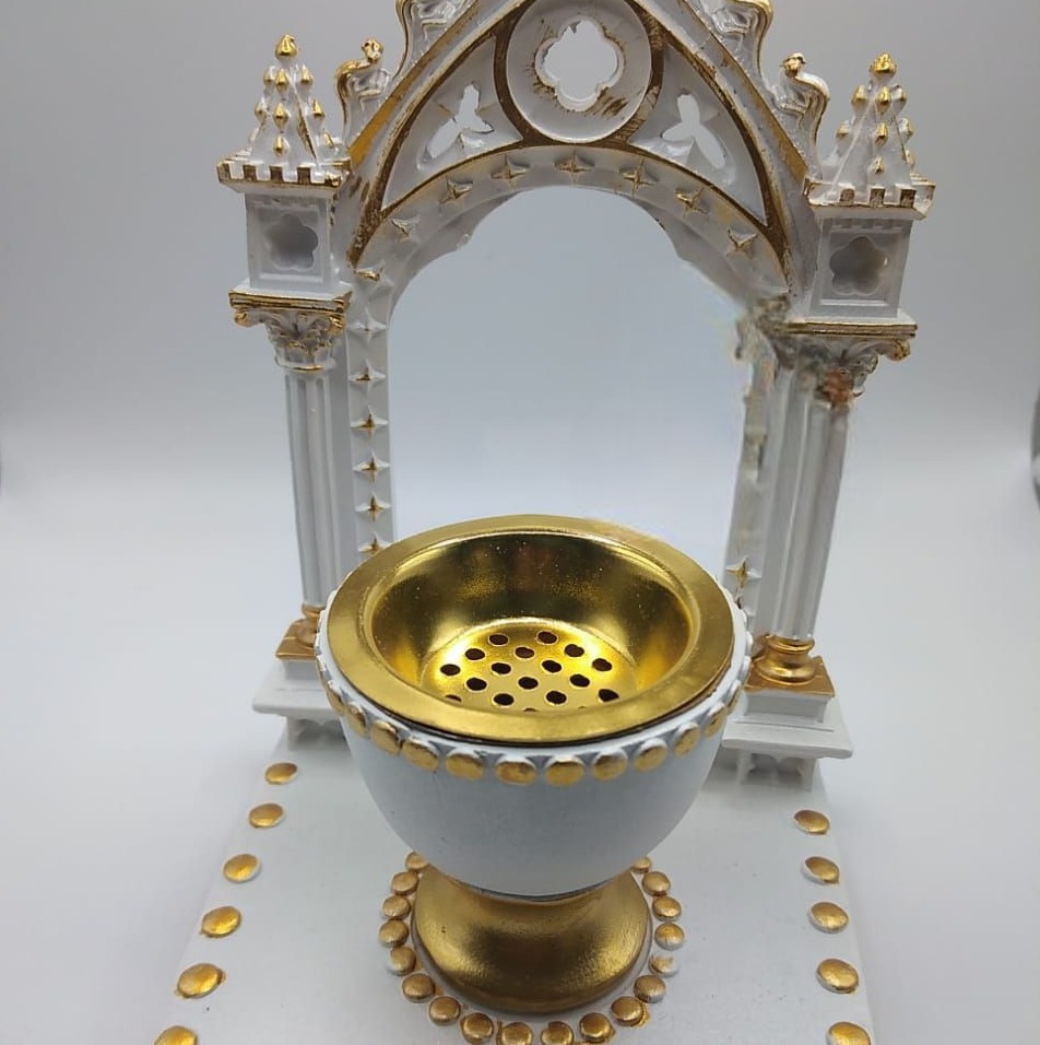 Brûleur d'encens au charbon Badi' Bab Al-Hara
