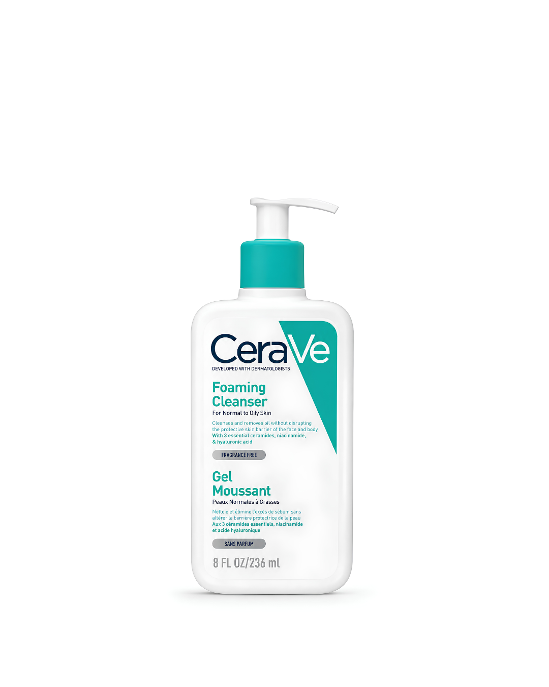 CeraVe Gel Moussant (Peaux Normales à Grasses) – 236 ml