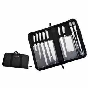 Coffret De Couteaux De Cuisine Rosenberg - Acier Inoxydable Allemand - Noir - Occasion